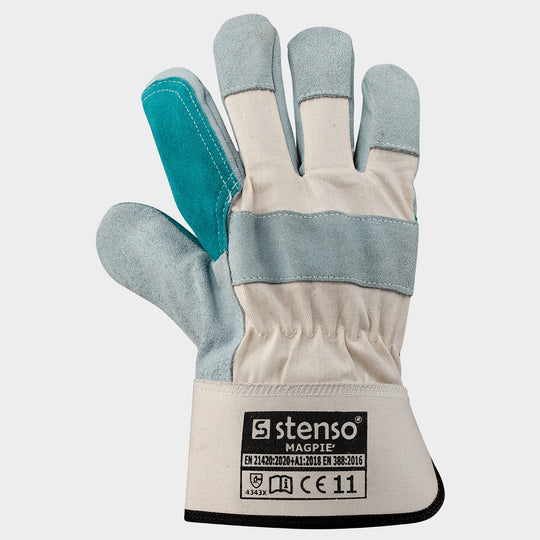 Leather and textile gloves NAVARRE - 2
