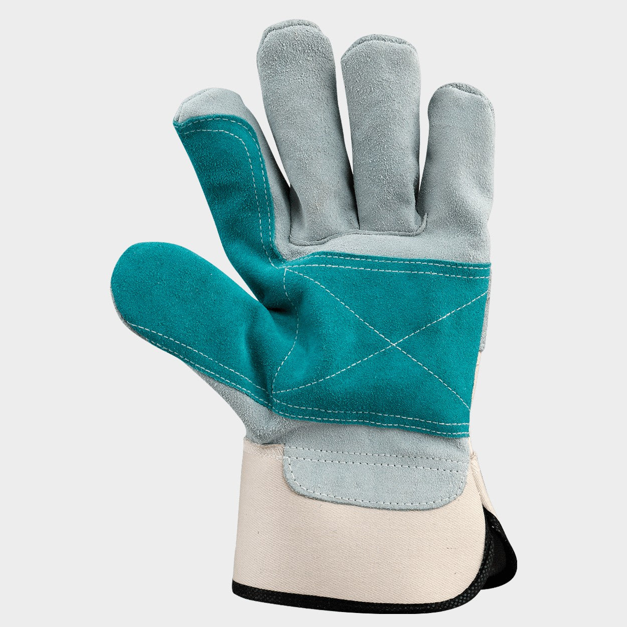 Leather and textile gloves NAVARRE - 3
