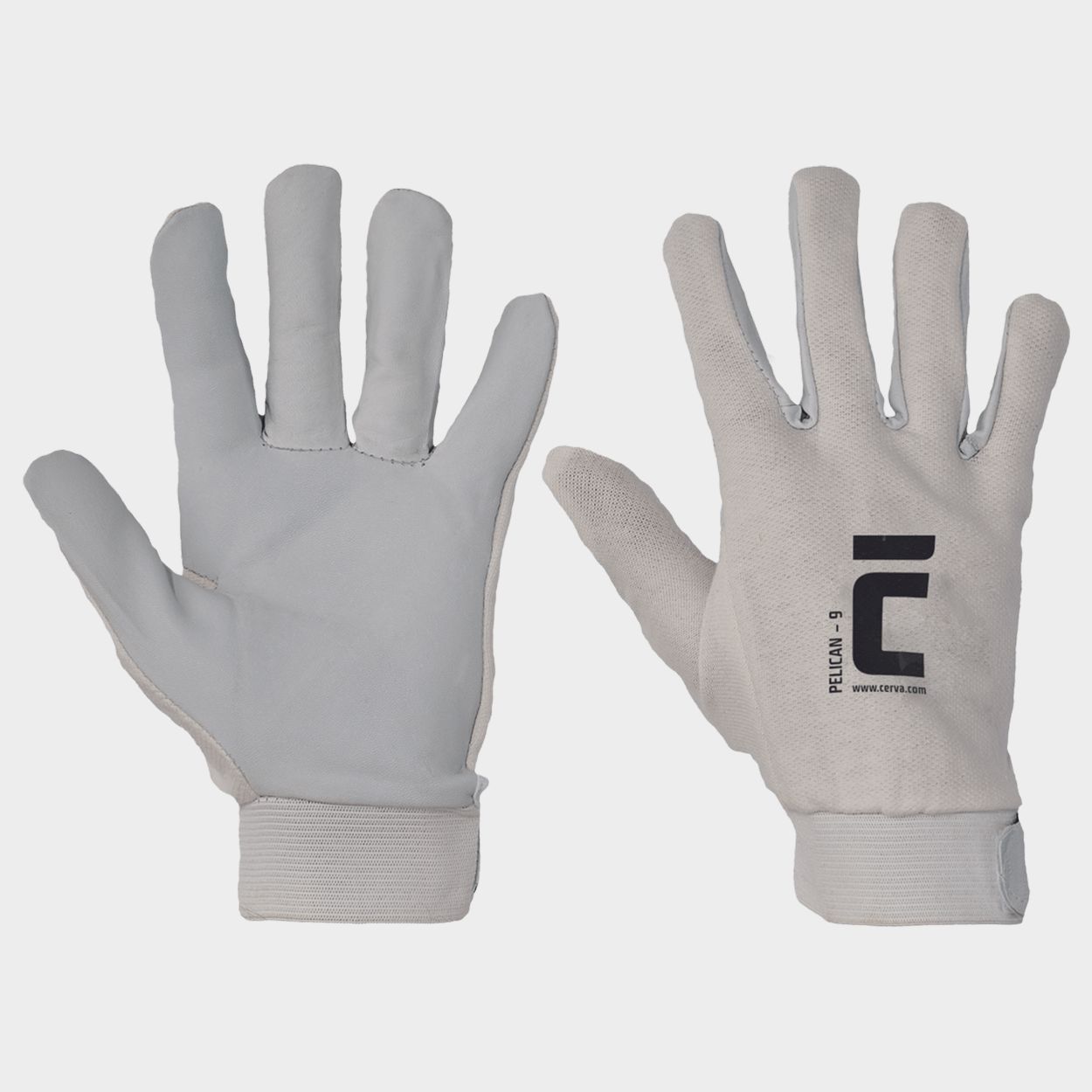 Leather and textile gloves PELICAN