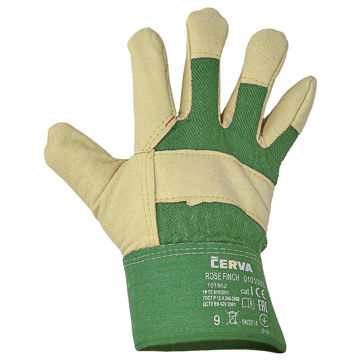 Leather and textile gloves ROSE FINCH