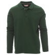 Bluză polo cu mânecă lungă PAYPER FLORENCE VERDE