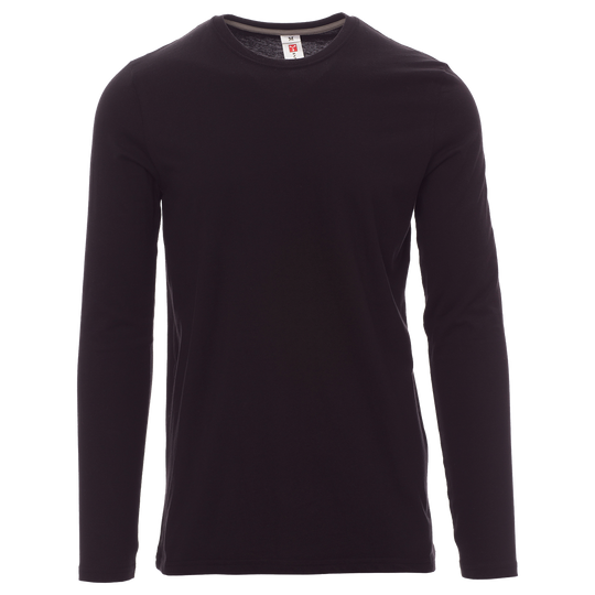 Tricou cu mânecă lungă PAYPER PINETA NEGRU