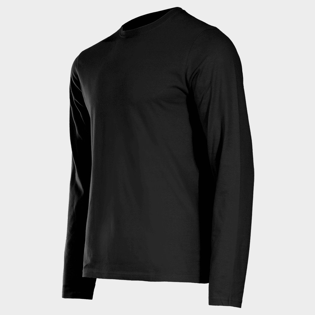 Bluza cu mâneca lunga STENSO KAOS NEGRU - 3
