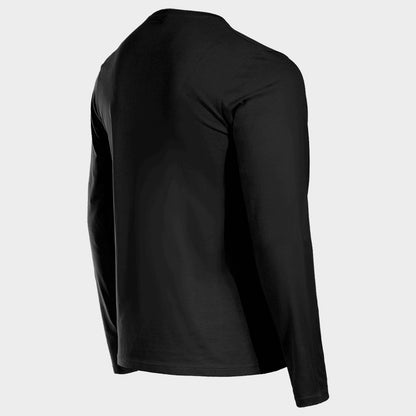 Bluza cu mâneca lunga STENSO KAOS NEGRU - 4