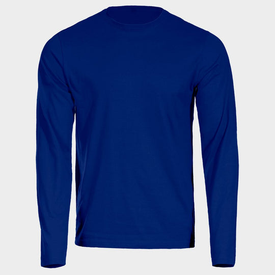 Μπλουζάκι με μακριά μανίκια STENSO KAOS ROYAL BLUE - 1