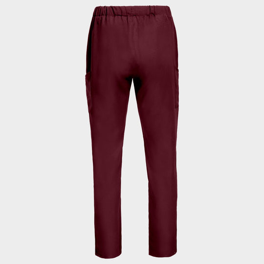 Pantaloni medicali MONI BURGUNDY - 2