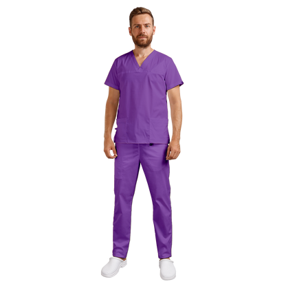 Pantaloni medicali TONY VIOLET ÎNCHIS - 7