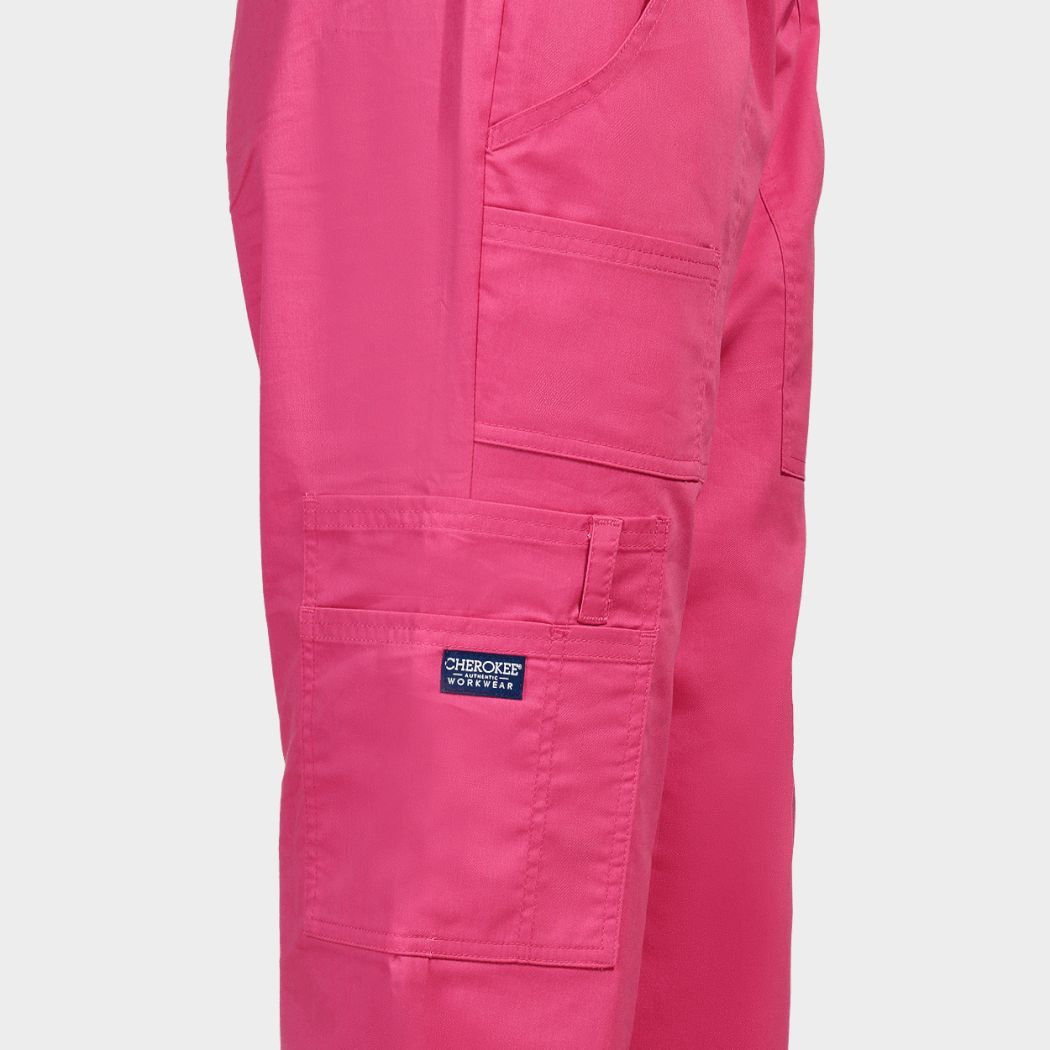 Pantaloni medicali CHEROKEE MR CARGO ROZ WWE4005 - 5