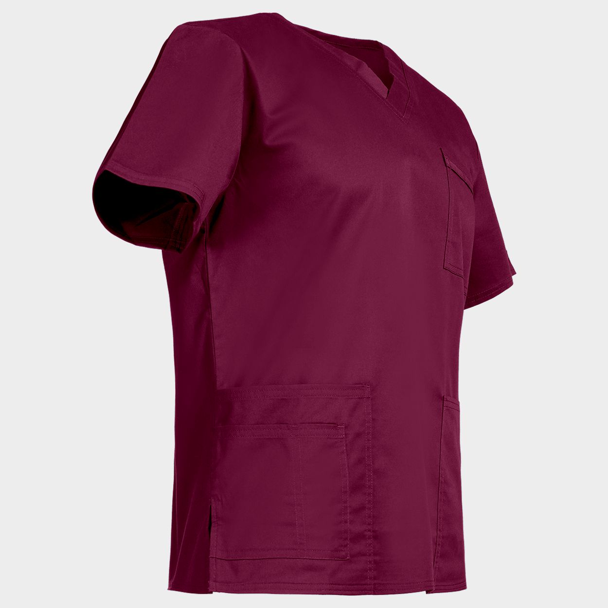Ιατρική μπλούζα CHEROKEE V-NECK BORDEAUX WWE4725 - 4