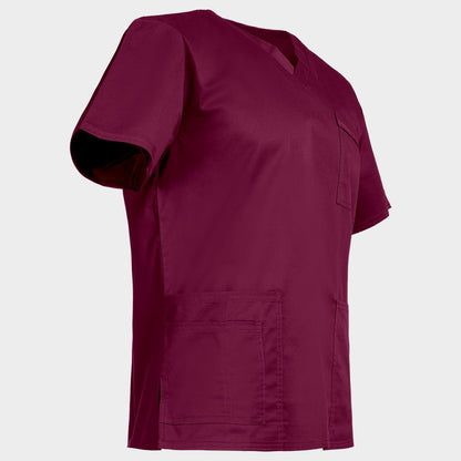 Ιατρική μπλούζα CHEROKEE V-NECK BORDEAUX WWE4725 - 4