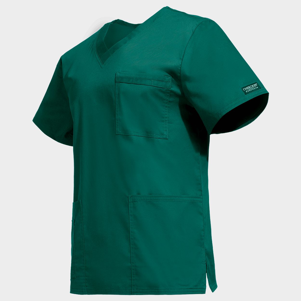 Tunică medicală CHEROKEE V-NECK VERDE WWE4725 - 3