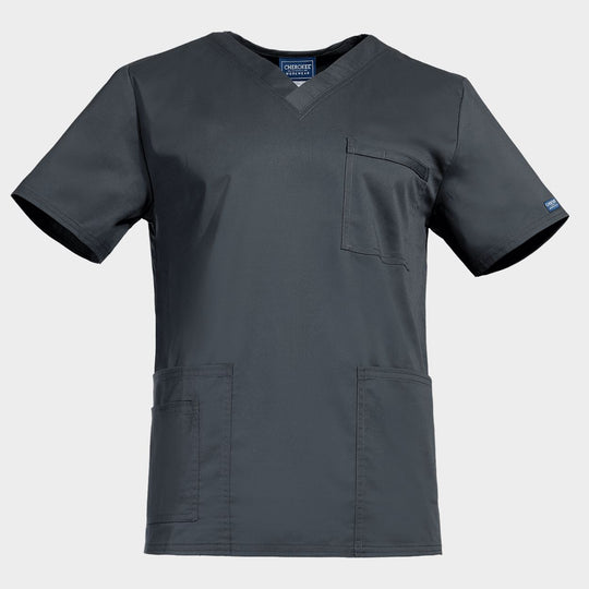 Tunică medicală CHEROKEE V-NECK GRI WWE4725 - 1