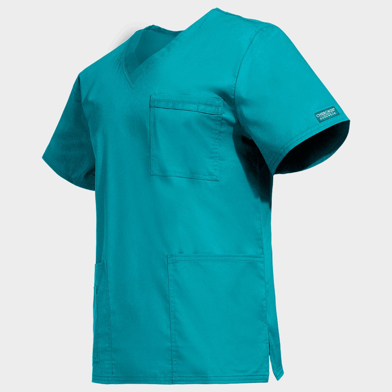 Ιατρική μπλούζα CHEROKEE V-NECK LIGHT PETROL WWE4725 - 3