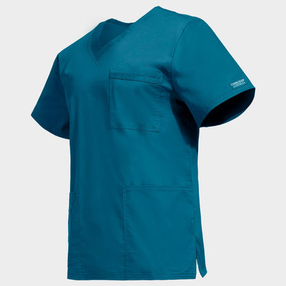 Медицинска туника CHEROKEE V-NECK PETROL WWE4725 - 3
