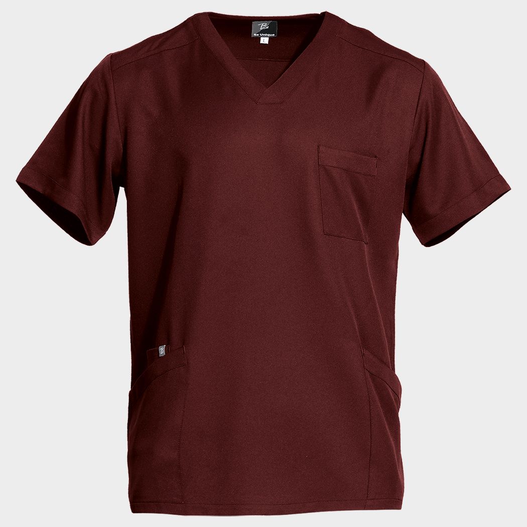 Tunică medicală MONI BURGUNDY - 1