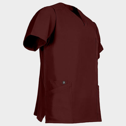 Tunică medicală MONI BURGUNDY - 4