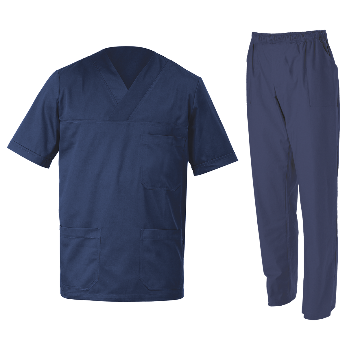 Tunică medicală cu pantaloni M3 ALBASTRU MARIN