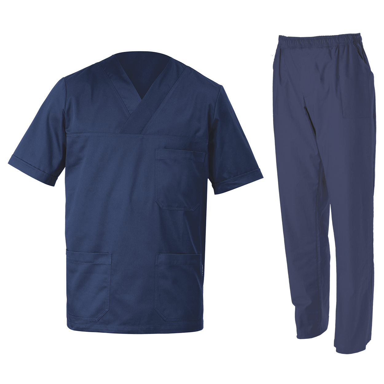 Tunică medicală cu pantaloni M3 ALBASTRU MARIN
