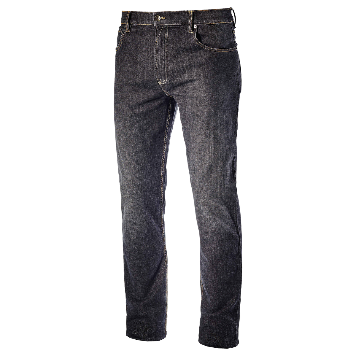 Pantaloni denim pentru bărbați DIADORA PANT STONE 5PKT NEGRU