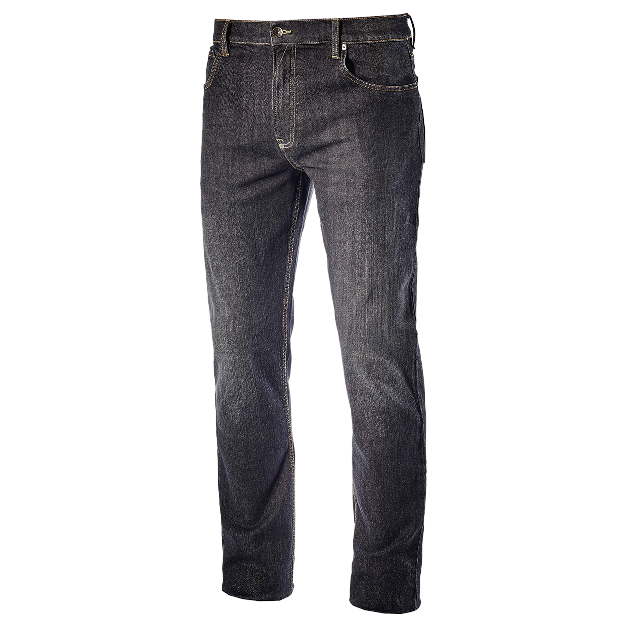 Pantaloni denim pentru bărbați DIADORA PANT STONE 5PKT NEGRU