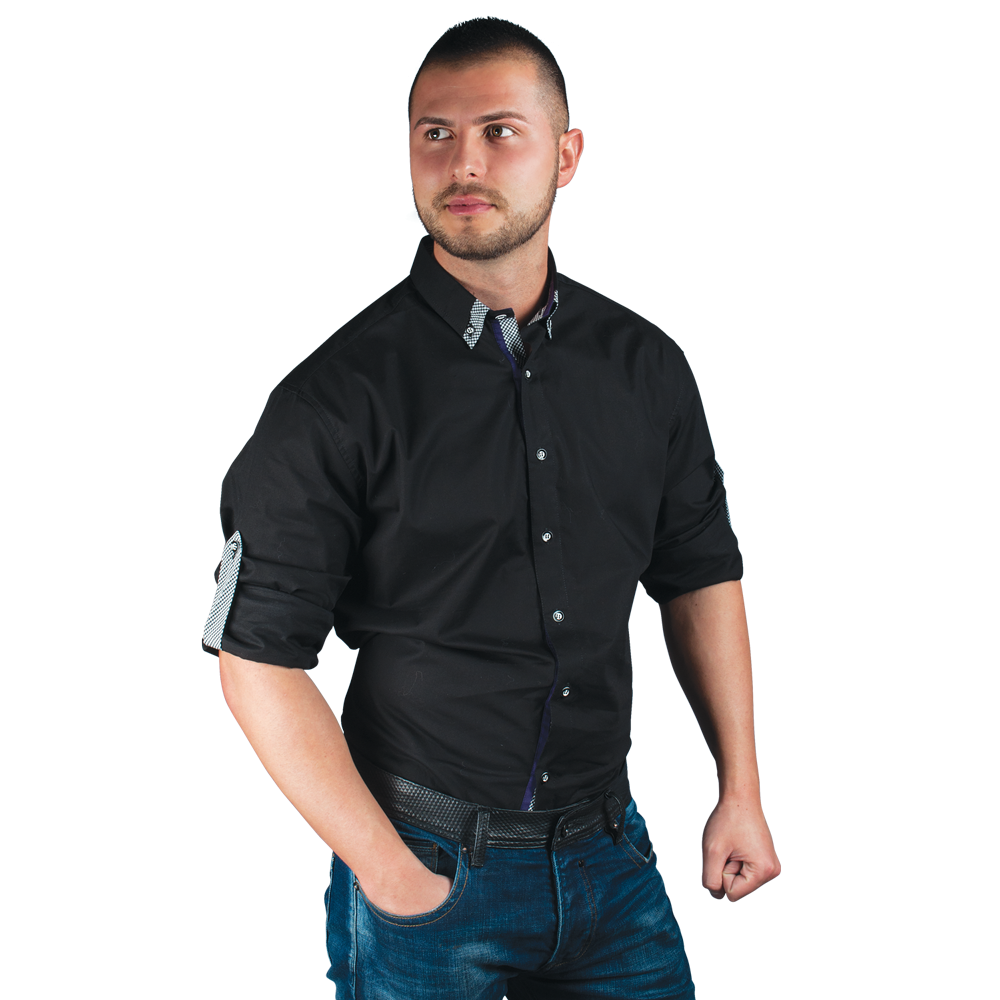 Cămașă pentru bărbați ALBERTO NEGRU