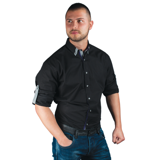 Cămașă pentru bărbați ALBERTO NEGRU