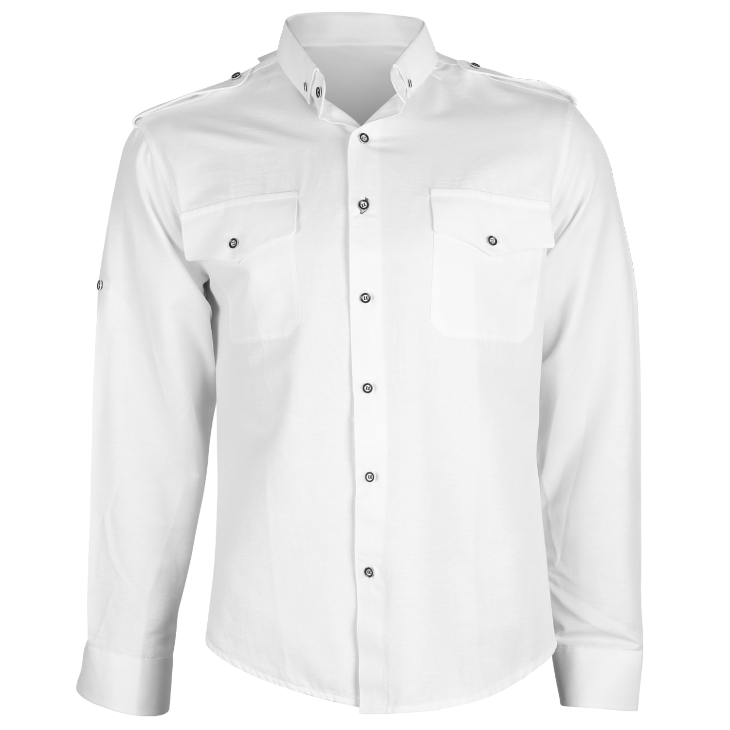 Men's long sleeve shirt CITY WHITE