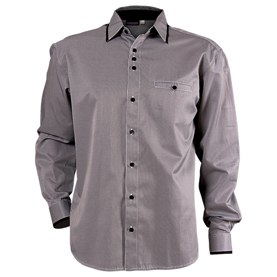 Men's long sleeve shirt MODESTO BLACK