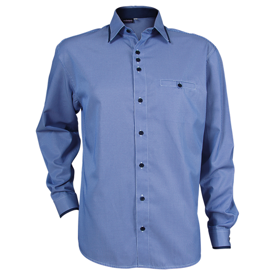 Men's long sleeve shirt MODESTO NAVY
