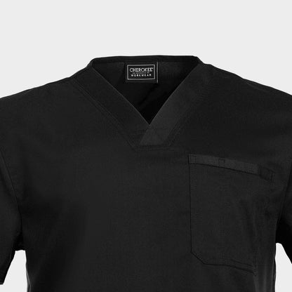 Мъжка медицинска туника CHEROKEE V-NECK BLACK WWE670 - 6