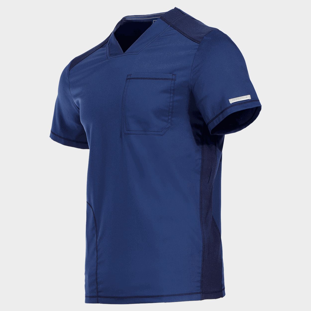 Мъжка медицинска туника CHEROKEE V-NECK DARK BLULE WWE603 - 3