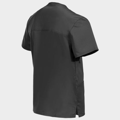 Men's medical tunic CHEROKEE V-NECK GREY WWE670. - 4