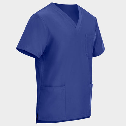 Tunica medicală pentru bărbați NOBBY ALBASTRU REGAL - 4