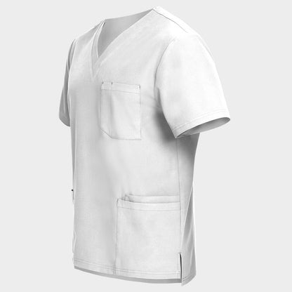 Tunica medicală pentru bărbați NOBBY ALB - 3