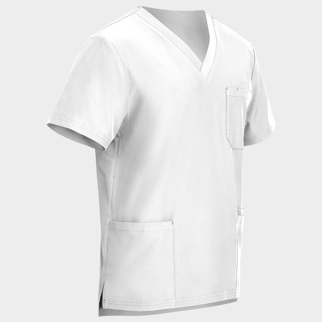 Tunica medicală pentru bărbați NOBBY ALB - 4