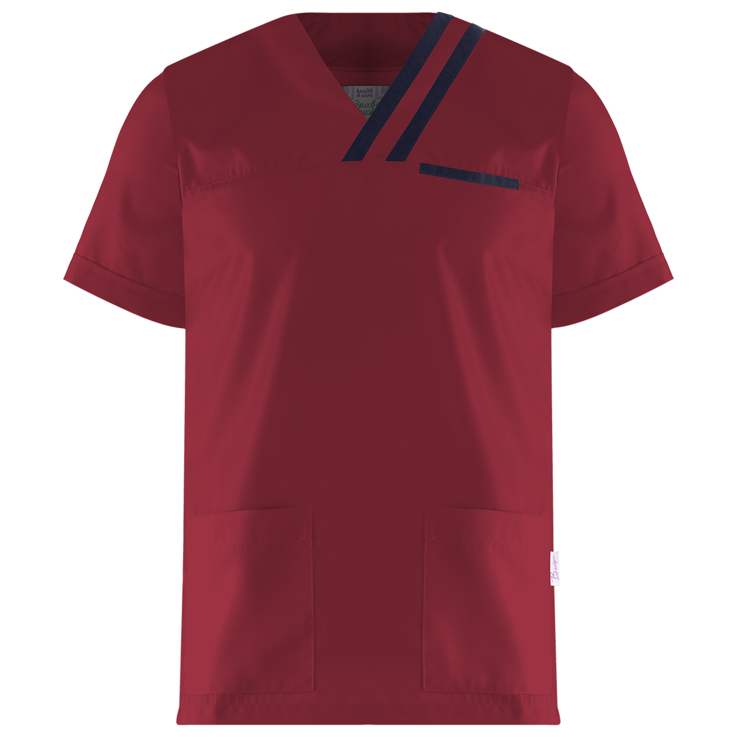 Мъжка медицинска туника OLIVER BORDEAUX/NAVY