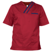 Мъжка медицинска туника OLIVER DARK RED/NAVY