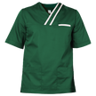 Tunică medicală pentru bărbați OLIVER VERDE/ALB