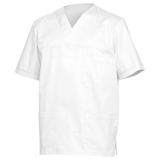 Tunică medicală pentru bărbați SIMONE ALB