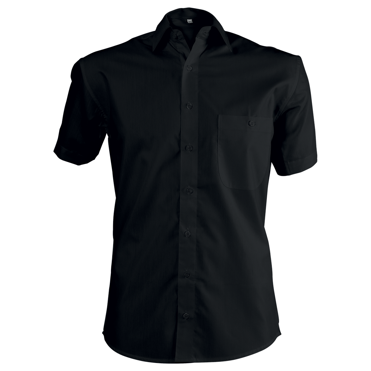 Men's short sleeve shirt CAMISA BLACK