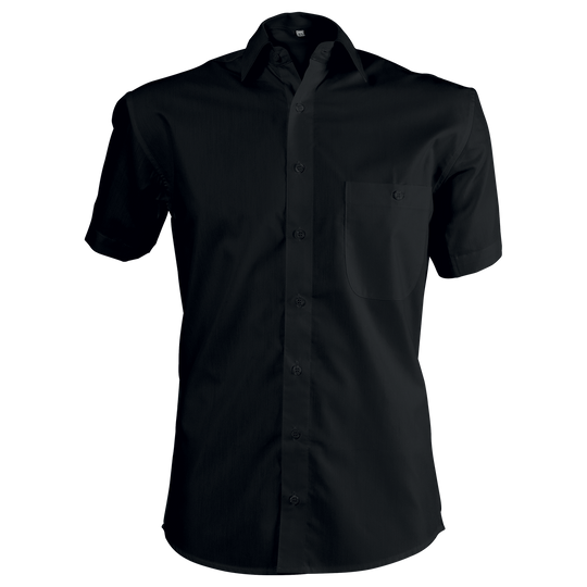 Men's short sleeve shirt CAMISA BLACK