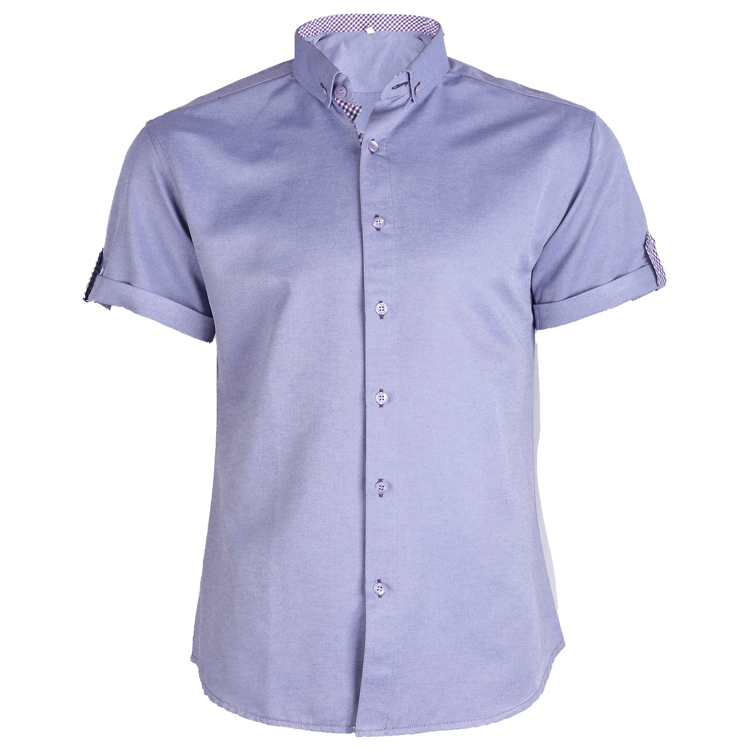 Men's short sleeve shirt GABRIELE PURPLE