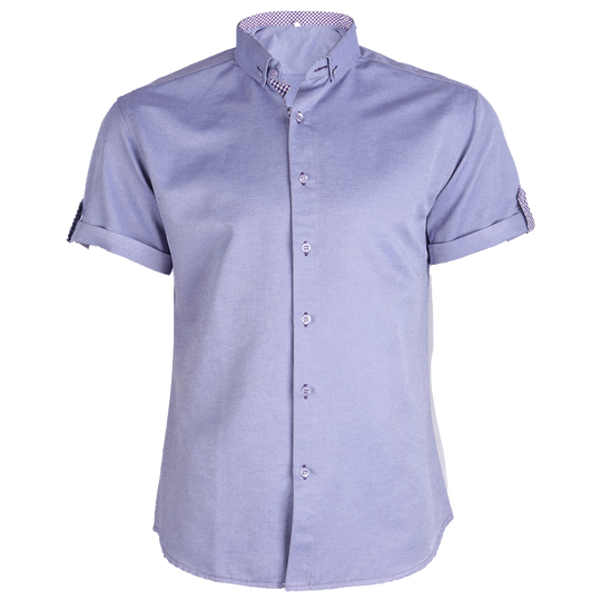 Men's short sleeve shirt GABRIELE PURPLE