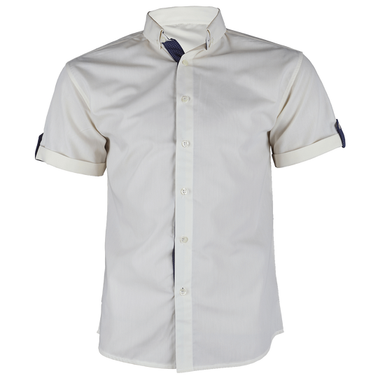 Men's short sleeve shirt PORTO FINO CHAMPAGNE - 1