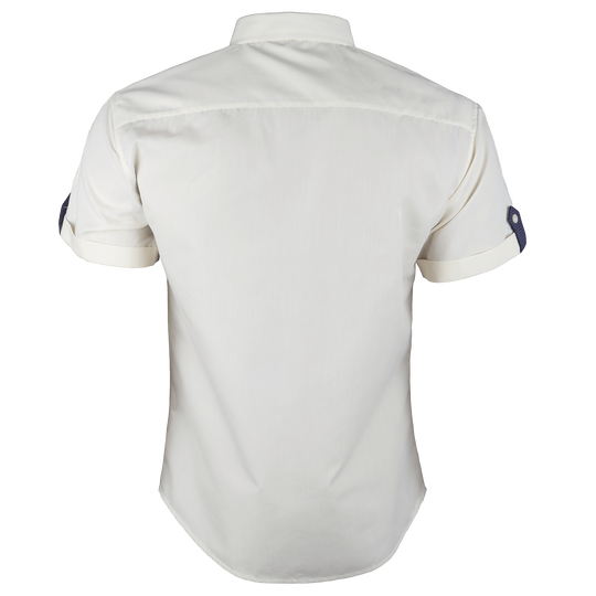 Men's short sleeve shirt PORTO FINO CHAMPAGNE - 2