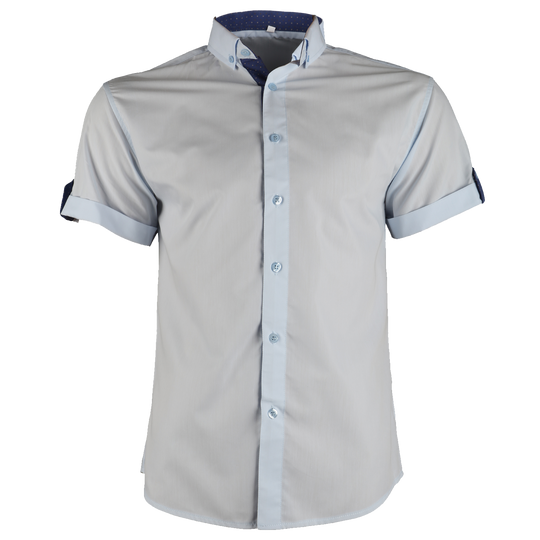 Men's short sleeve shirt PORTO FINO LIGHT BLUE
