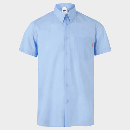 Cămașă cu mânecă scurtă de bărbați VELILLA LIGHT BLUE - 1