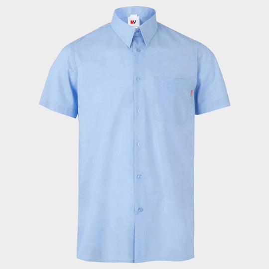 Cămașă cu mânecă scurtă de bărbați VELILLA LIGHT BLUE - 1