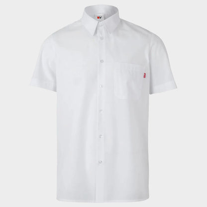 Cămașă cu mânecă scurtă de bărbați VELILLA WHITE - 1