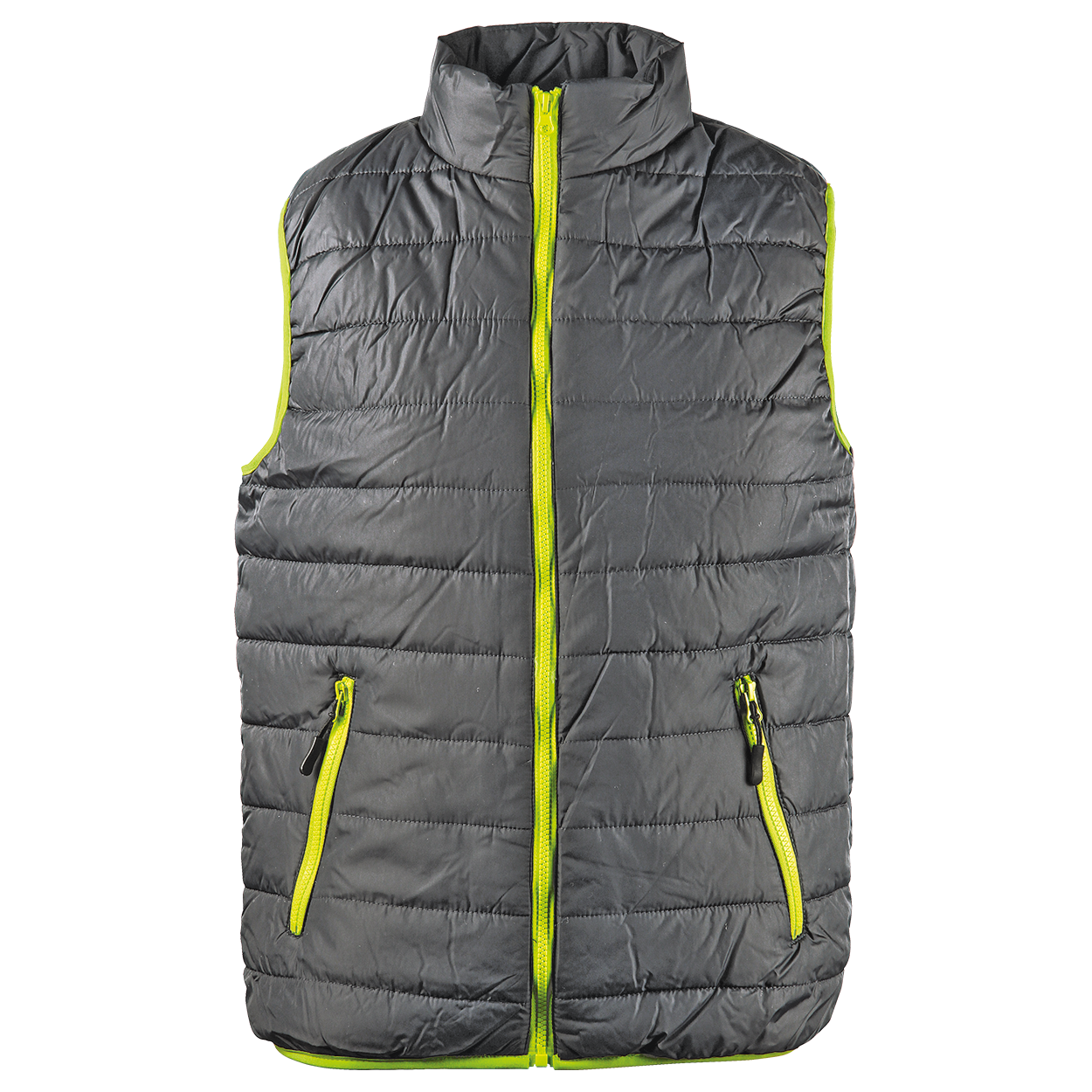 Vestă pentru bărbați SPEEDY DARK GRI/VERDE